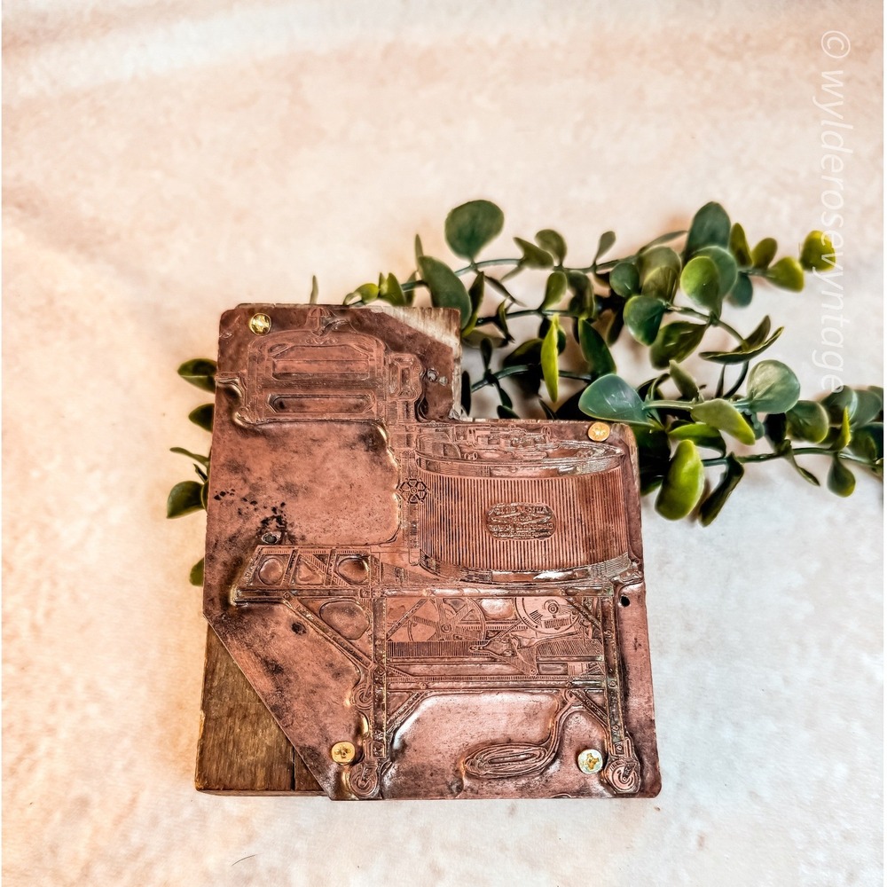 Antique Copper Printing Plate‎